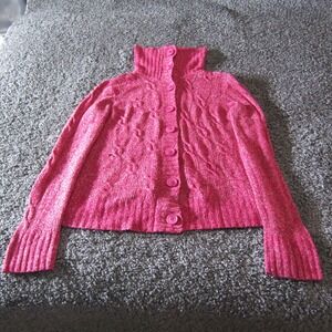 Vintage LL Bean Cardigan Womens L Chunky‎ Knit Acrylic Formal Causal Preppy